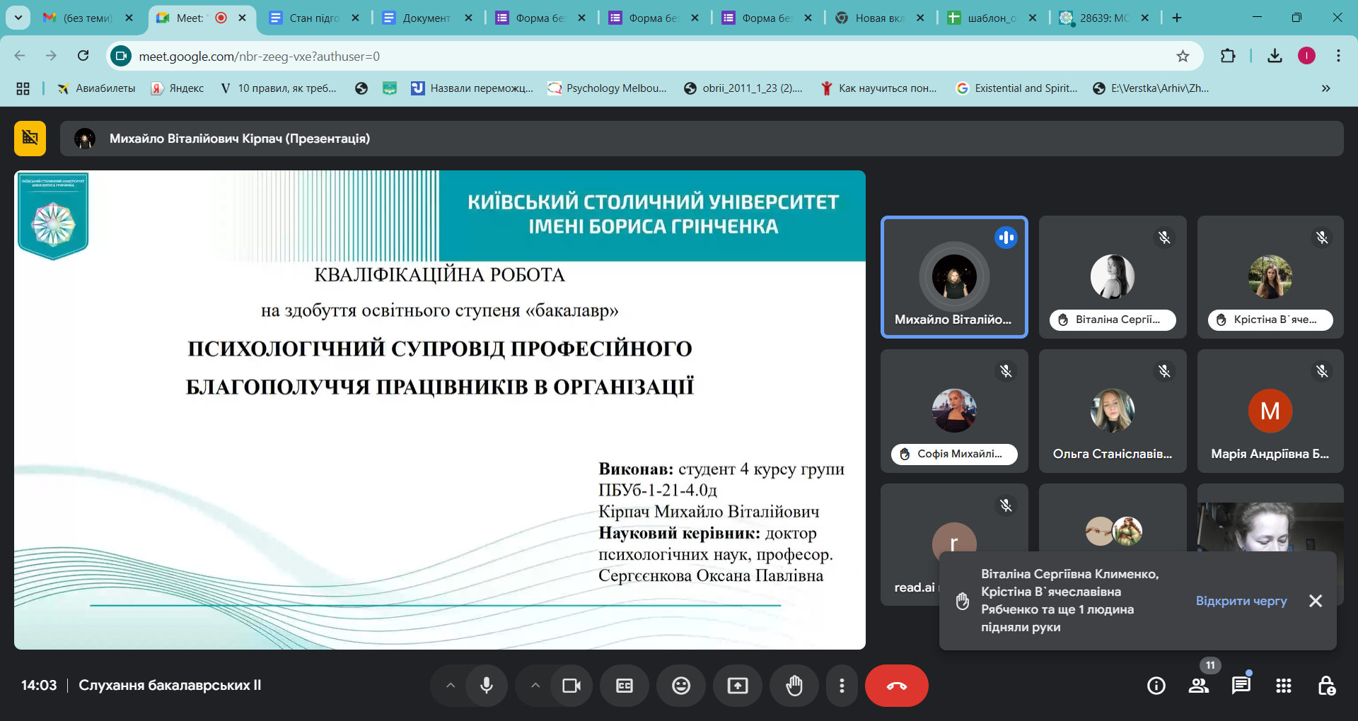Моніторинг виконання кваліфікаційних бакалаврських робіт студентів 4 курсу ОП Психологія бізнесу та управління 1